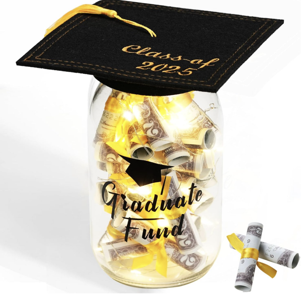 Lighted Graduation Mason Jar!